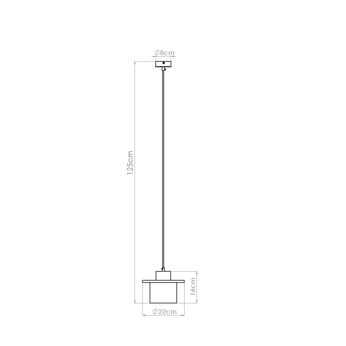 Plafona - Pendelleuchte aus Beton und Holz, Fassung E27