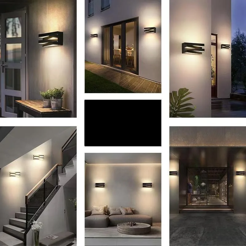 Vortia - LED-Außenwandleuchte IP65 aus Aluminium und