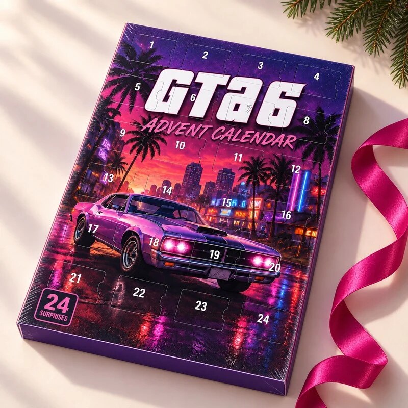 PixelLoot - 24-teiliger Gaming-Figuren-Adventskalender mit Display-Sockeln