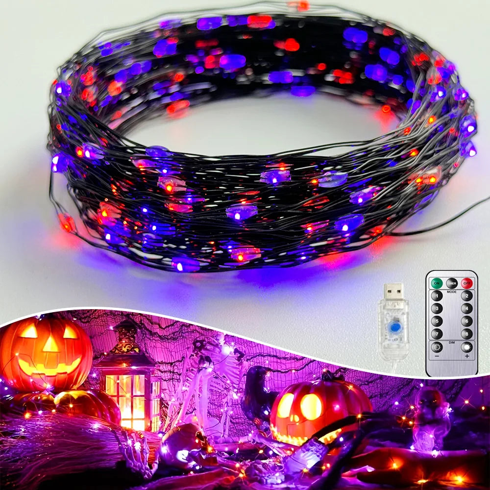 Cordex - Halloween-LED-Lichterkette 10 m/20 m