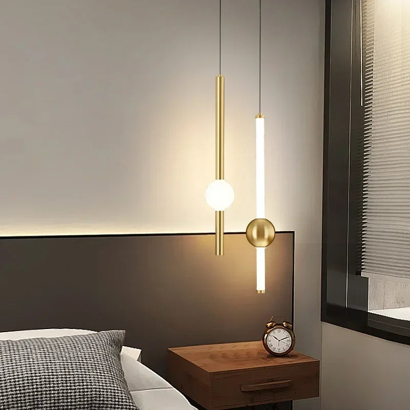 Geometrische - LED-Pendelleuchte aus Metall