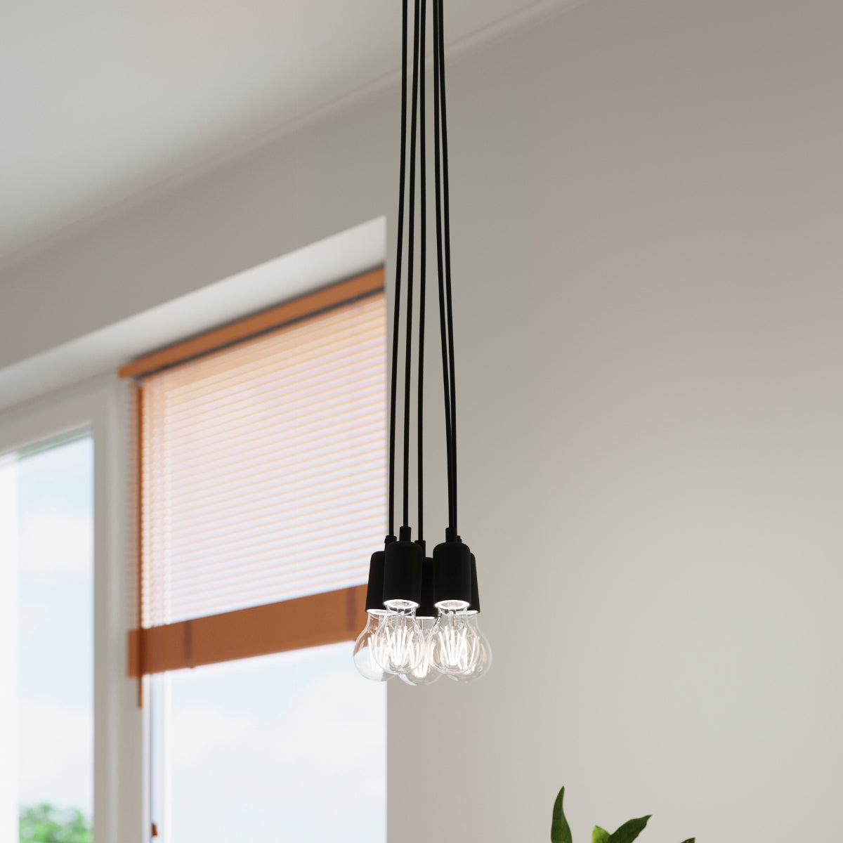 Minimalistische - schwarze Pendelleuchte