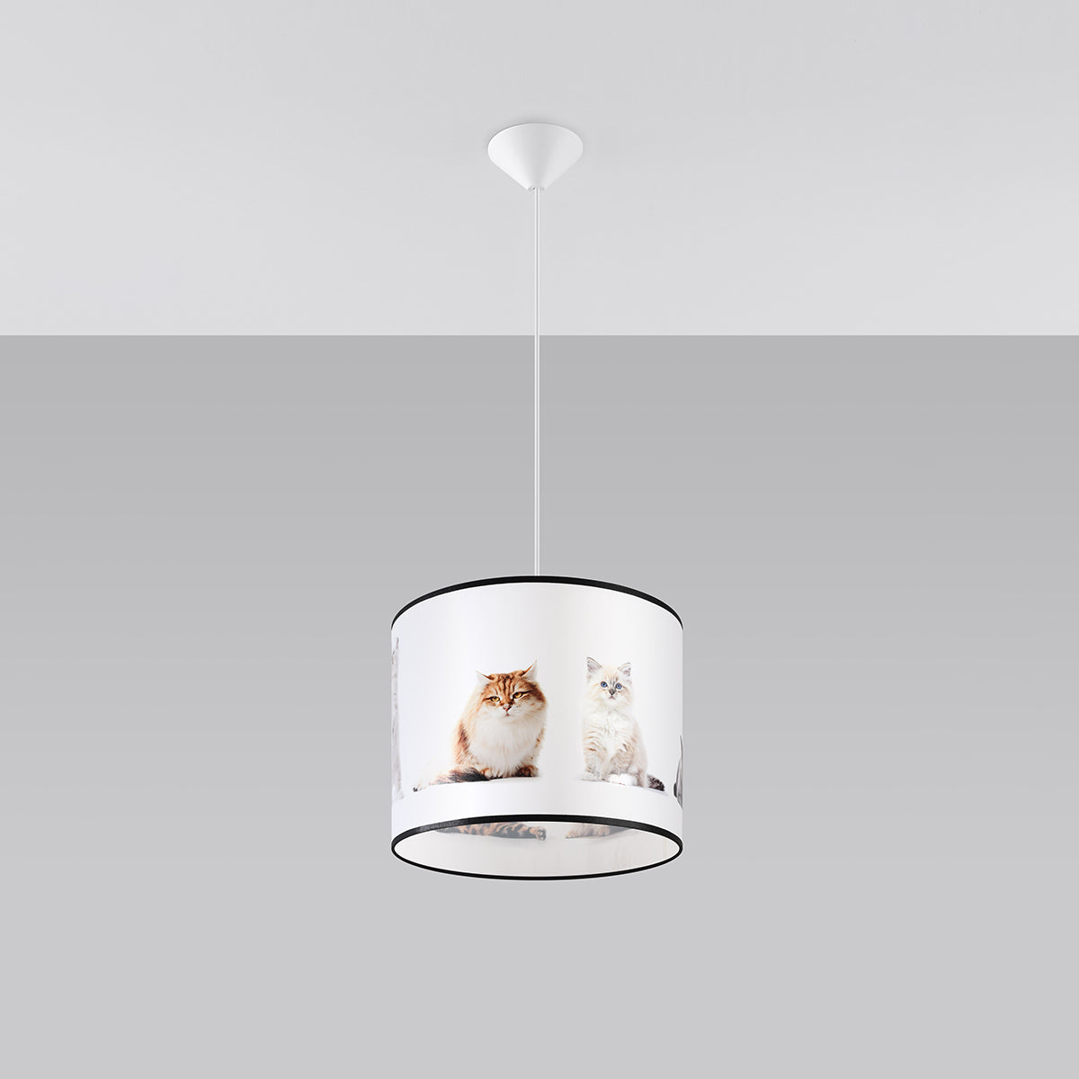 Celira - Kinderzimmer-Hängeleuchte, 30 cm, mehrfarbig mit
