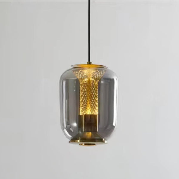 Halona - Schwarze Glas Pendelleuchte