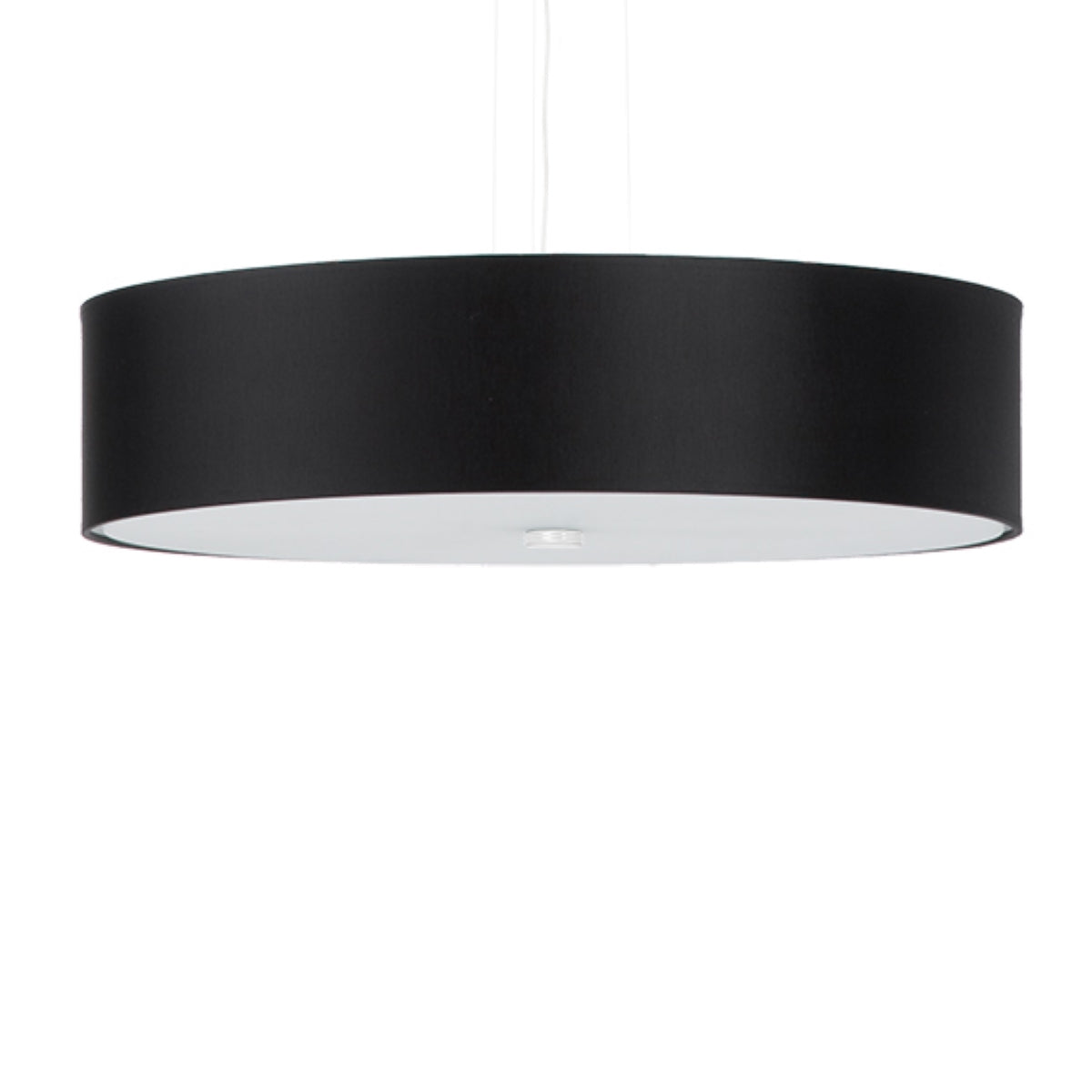 Minimalistischer - Kronleuchter SKALA 50 schwarz mit