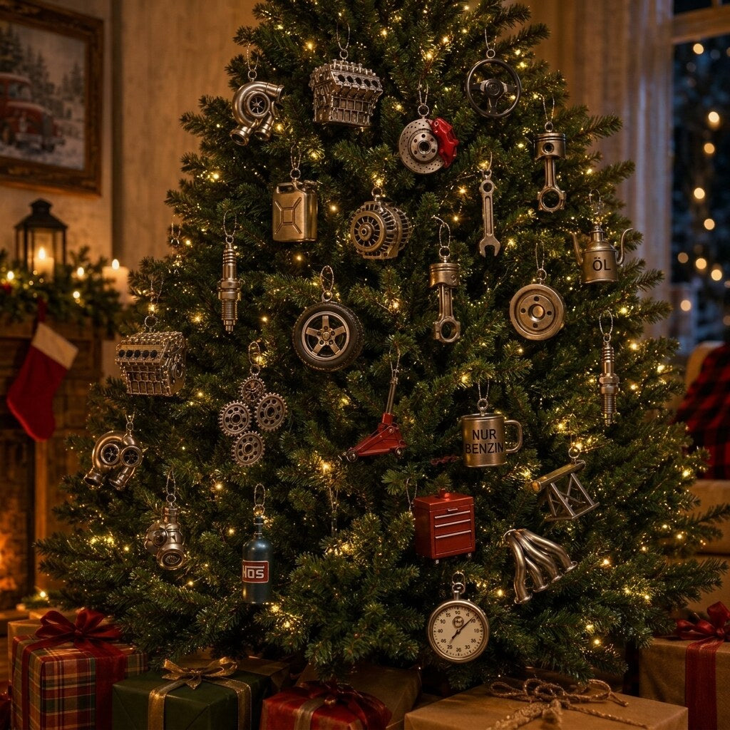 TorqueTrove - Automobilwerkstatt Adventskalender mit 24 Metallminiaturen