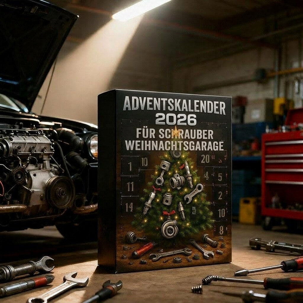 TorqueTrove - Automobilwerkstatt Adventskalender mit 24 Metallminiaturen