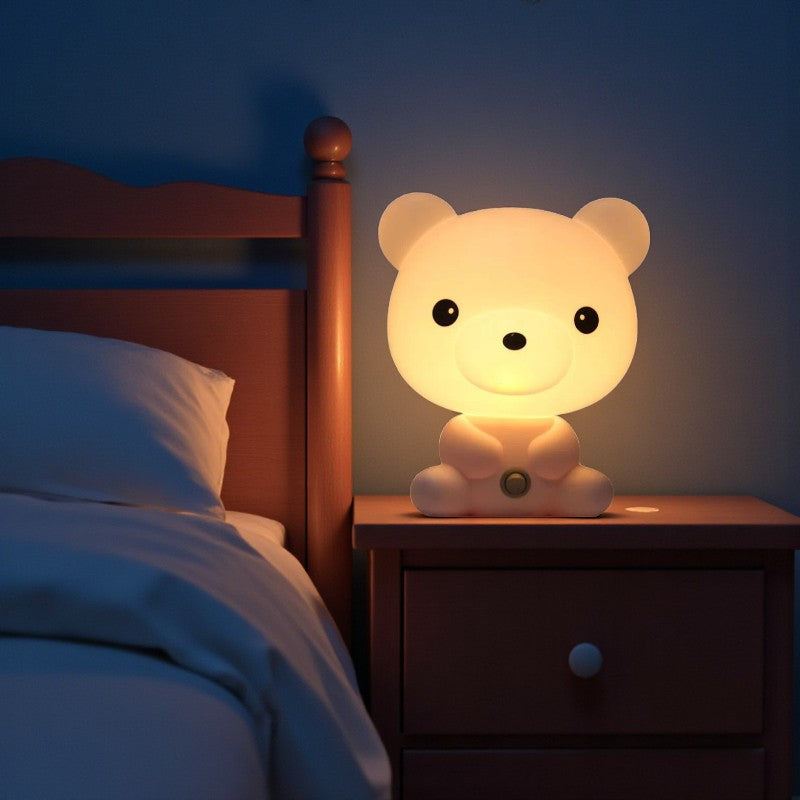 Teddybär-Nachtlicht für Kinder für sanftes Licht in Schlafzimmern