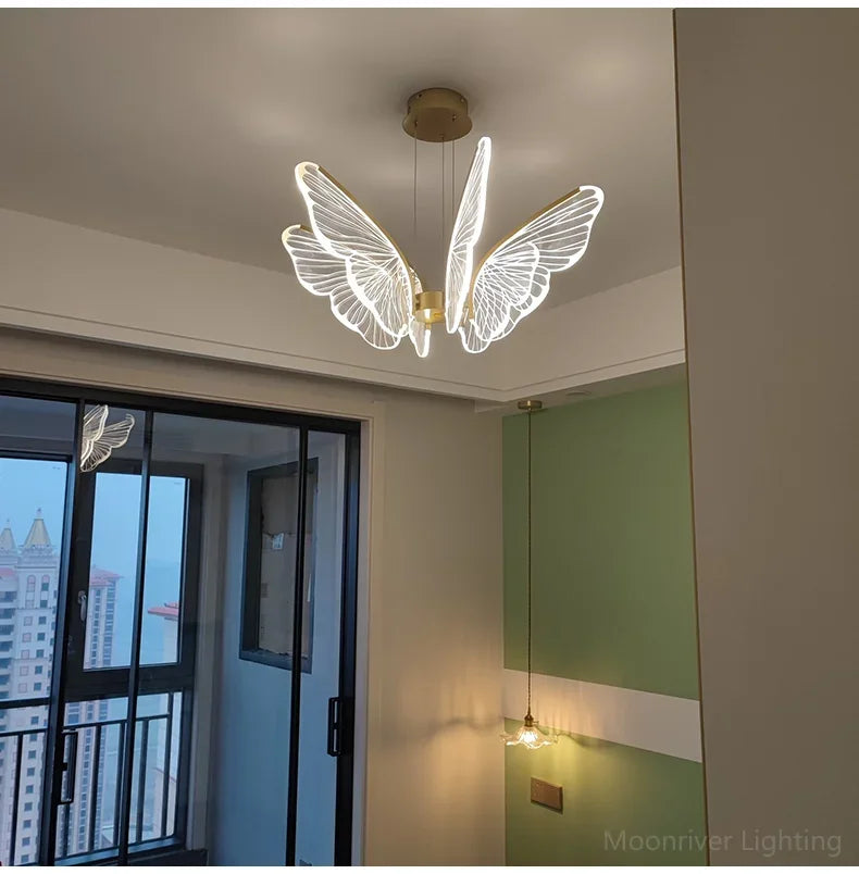 Nimbus - LED-Schmetterlings-Pendelleuchte, dimmbar