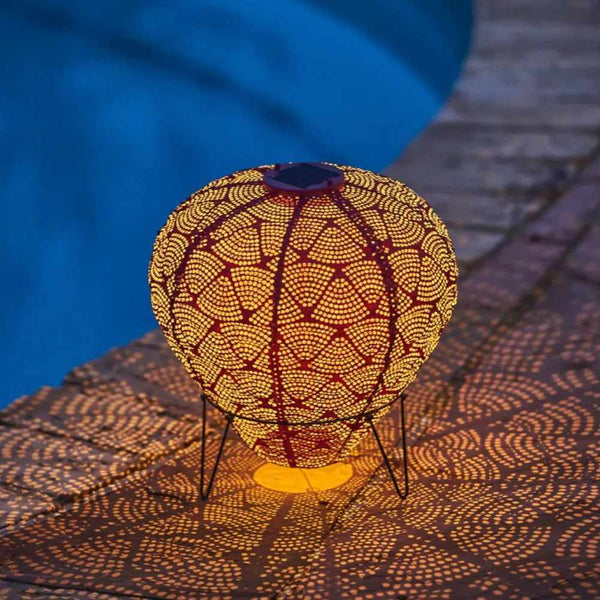 Solarlaterne - Heißluftballon-Design