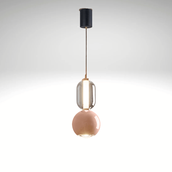Nordic - Creative Pendelleuchte aus Eisen und Glas