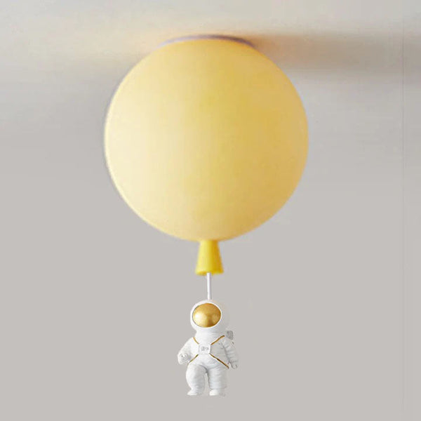 Mond - LED-Deckenleuchte Mond & Astronaut aus Acryl