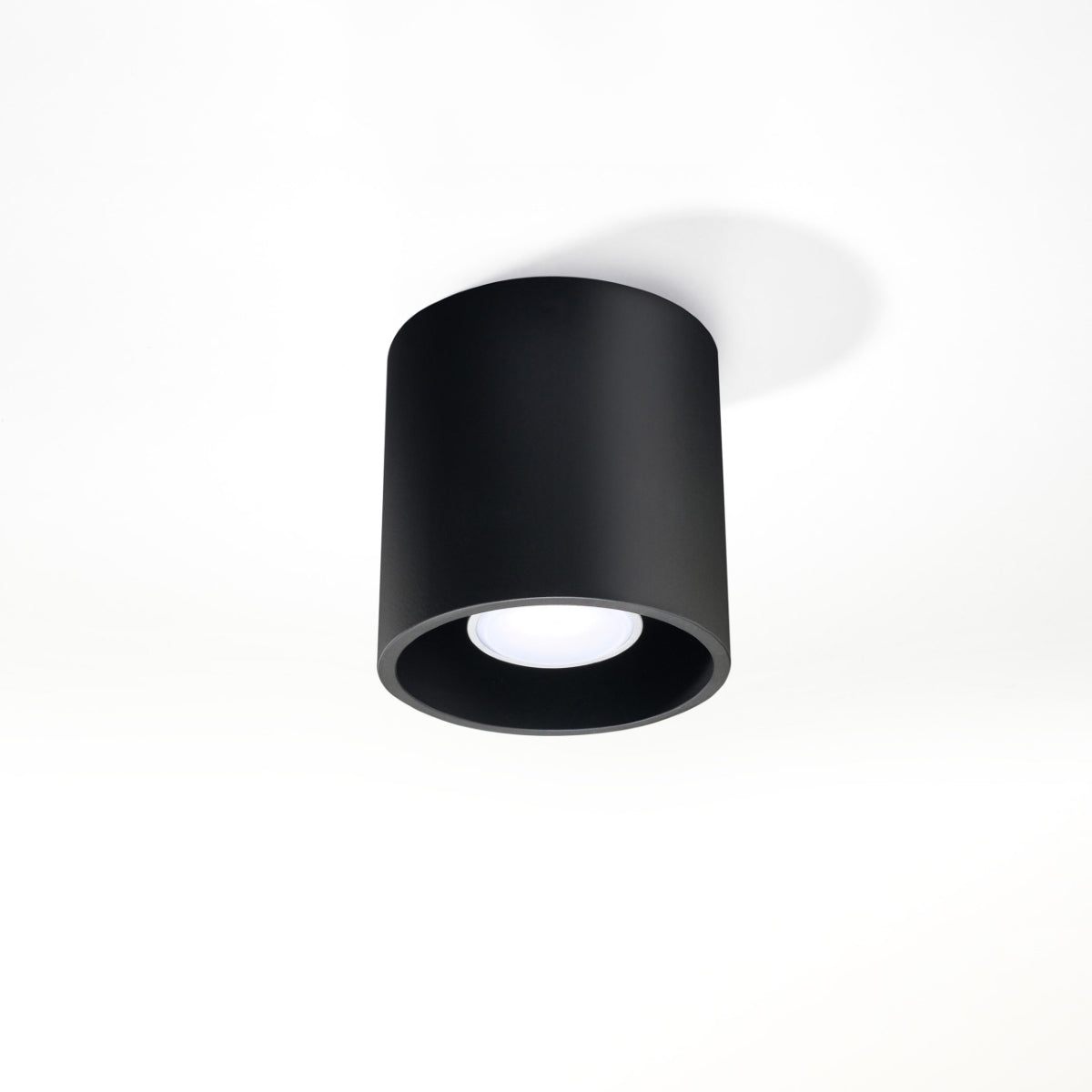 Vortex - Schwarze Deckenleuchte 10 cm
