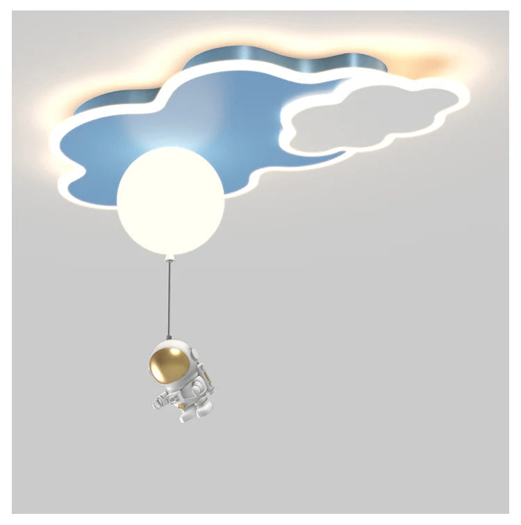 Astronaut - Kinderzimmer-Deckenleuchte Astronaut & Wolken