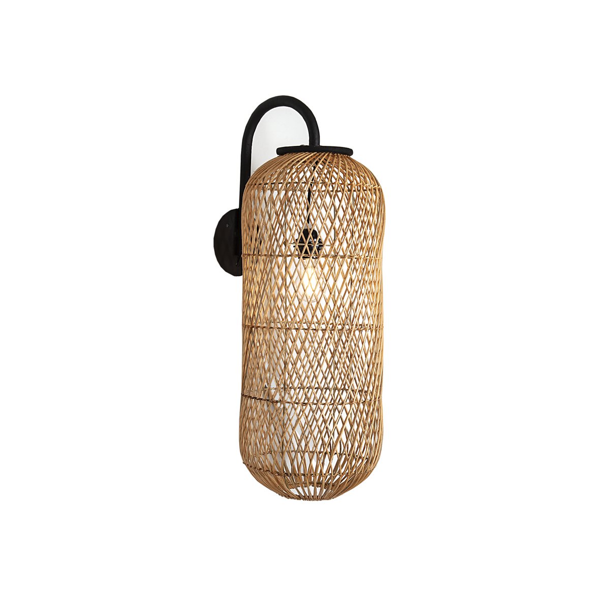 Alexandra - Home - Wandleuchte aus Rattan mit Ständer