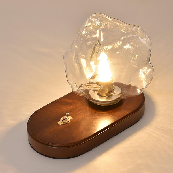 Studio - Glas Tischlampe Ice Stone Design