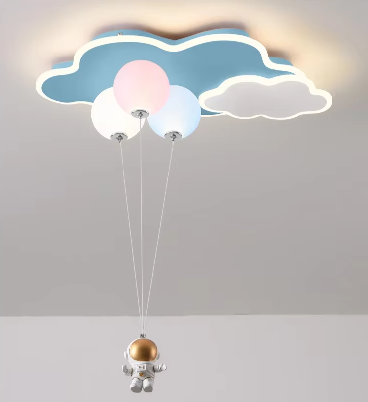 Astronaut - Kinderzimmer-Hängeleuchte Astronaut & Wolke
