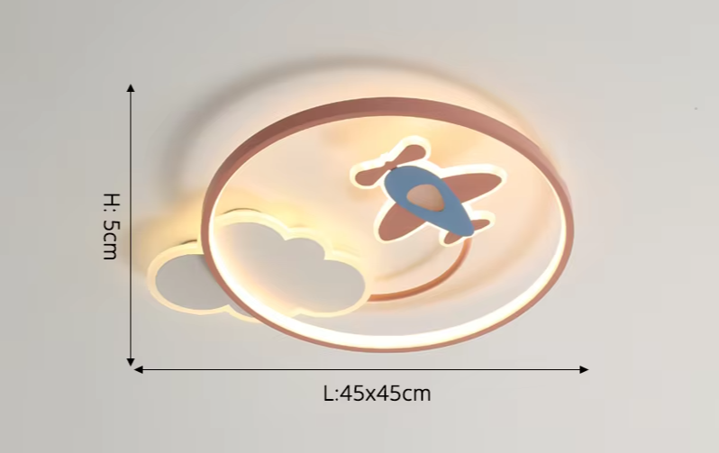 Vortex - LED-Deckenleuchte für Kinderzimmer, dimmbar mit