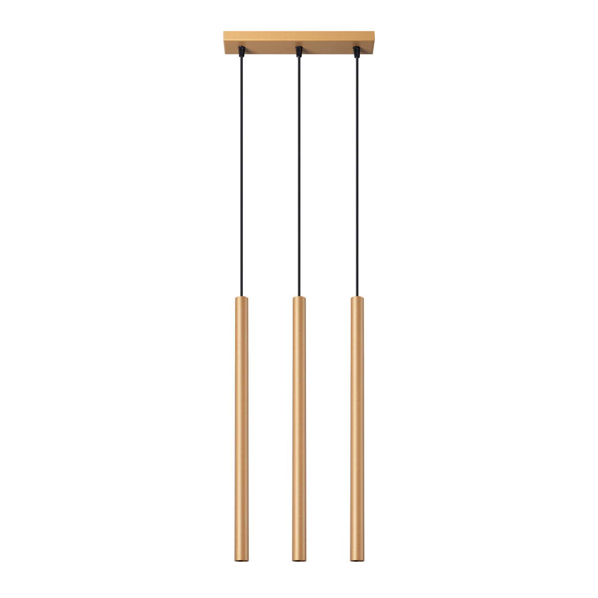 Rondea - 3-flammige Pendelleuchte, goldfarben