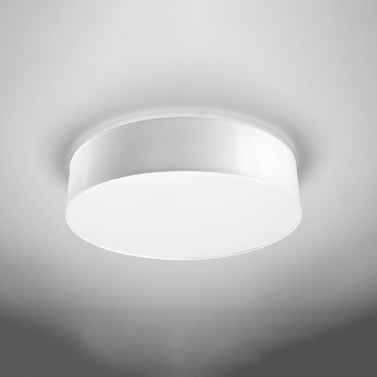 Claria - Deckenleuchte 55 cm, weiß, rund, aus PVC