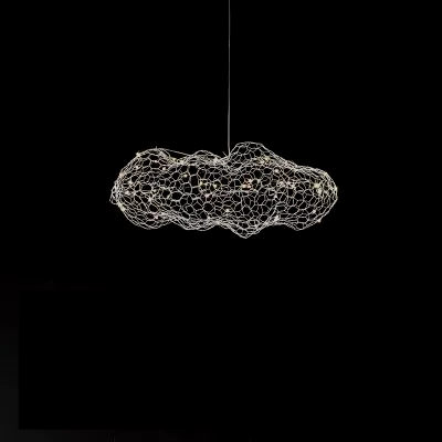 Dänische - Pendelleuchte Mesh Cloud aus Eisen