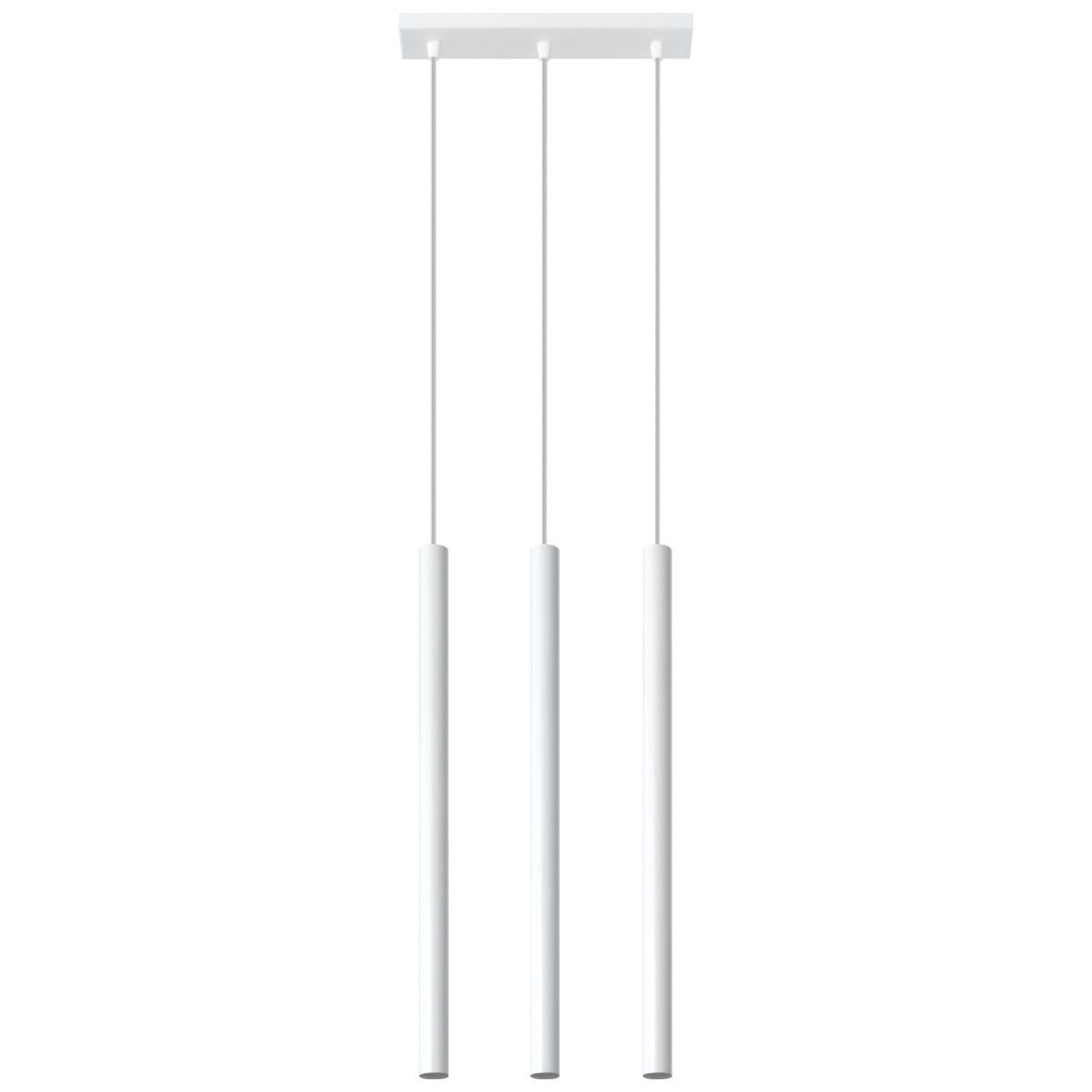 Pastelo - 3 Pendelleuchte, weiß, aus Stahl