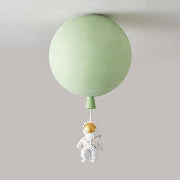 Mond - LED-Deckenleuchte Mond & Astronaut aus Acryl