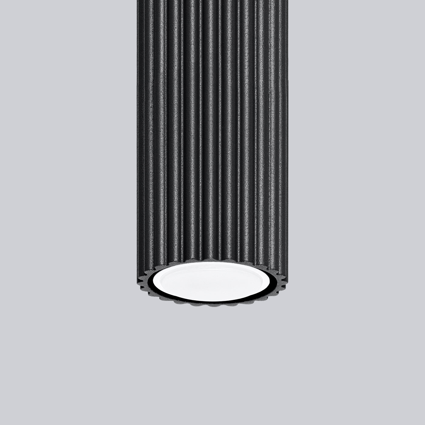 Polara - Deckenleuchte schwarz als hoher Röhren-Spot 30 cm