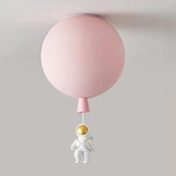 Mond - LED-Deckenleuchte Mond & Astronaut aus Acryl