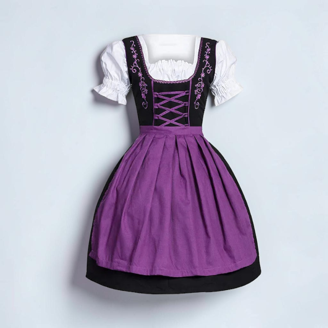 Bayerisches Trachtenkleid für Damen mit Stickerei