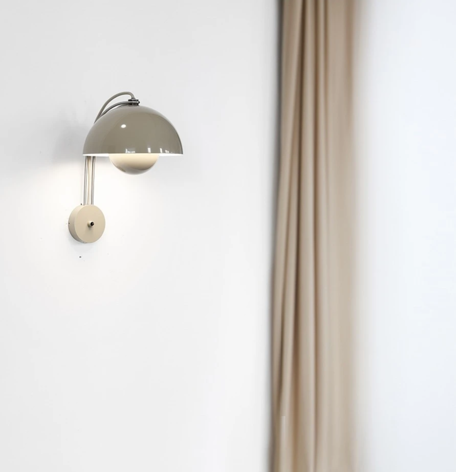 Skandinavische - Wandleuchte E27 mit integrierter LED