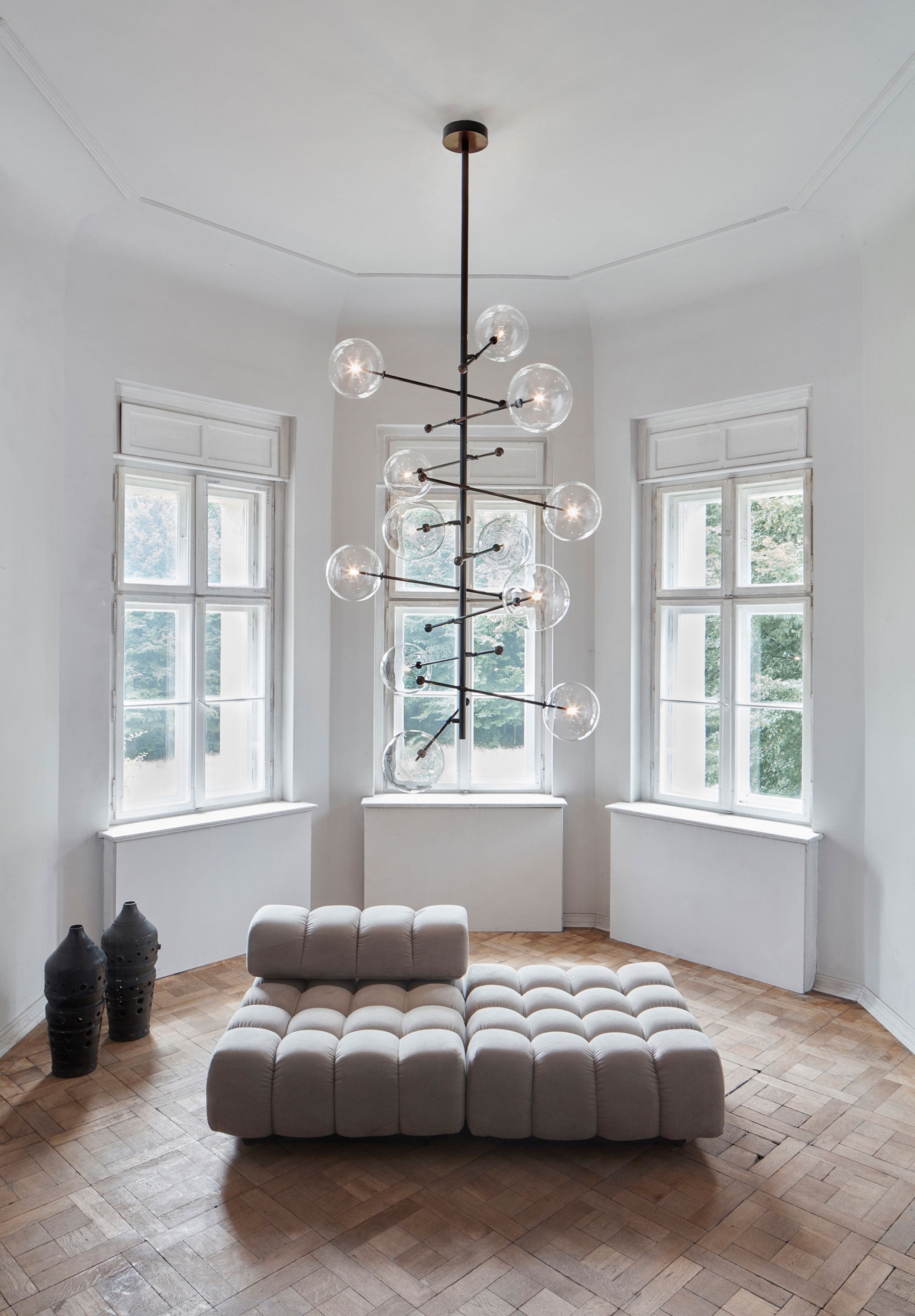 Orbita - Designer-Kronleuchter mit 12 Armen