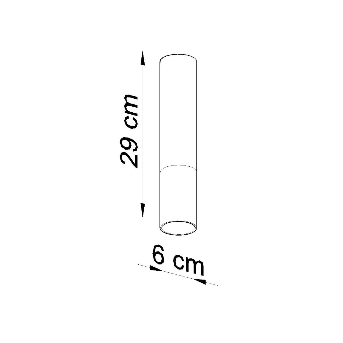 Deckenstrahler - GU10, 1-flammig, schwarz/chrom
