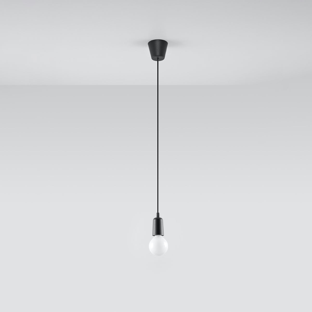 Minimalistische - schwarze Pendelleuchte
