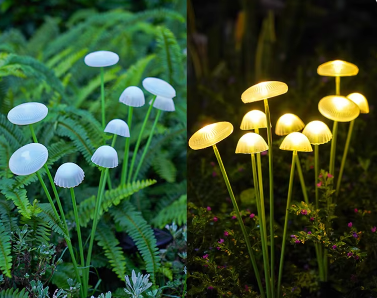 Helio - Solarbetriebene LED-Pilzlampe mit Dämmerungssensor