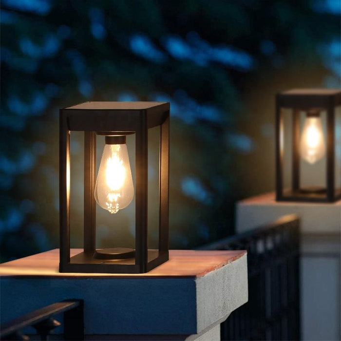 Helio - Solar Säulenleuchte LED mit Bewegungsmelder