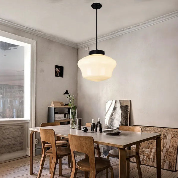 Orbita - Vintage-Pendelleuchte aus mattiertem Glas