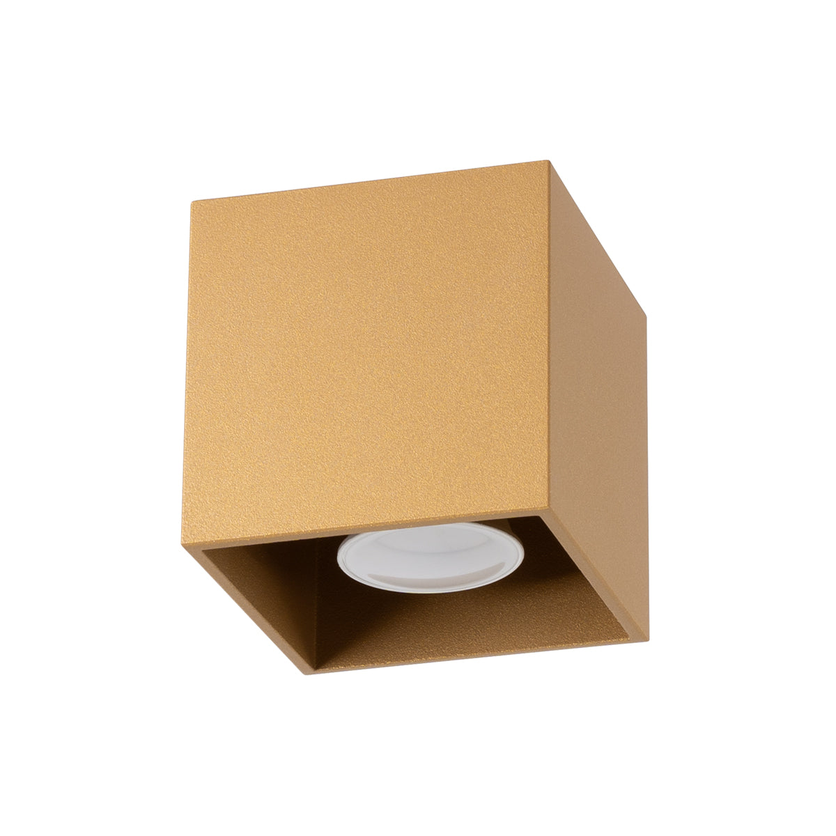 Aurela - Goldene Deckenleuchte 10x10 cm