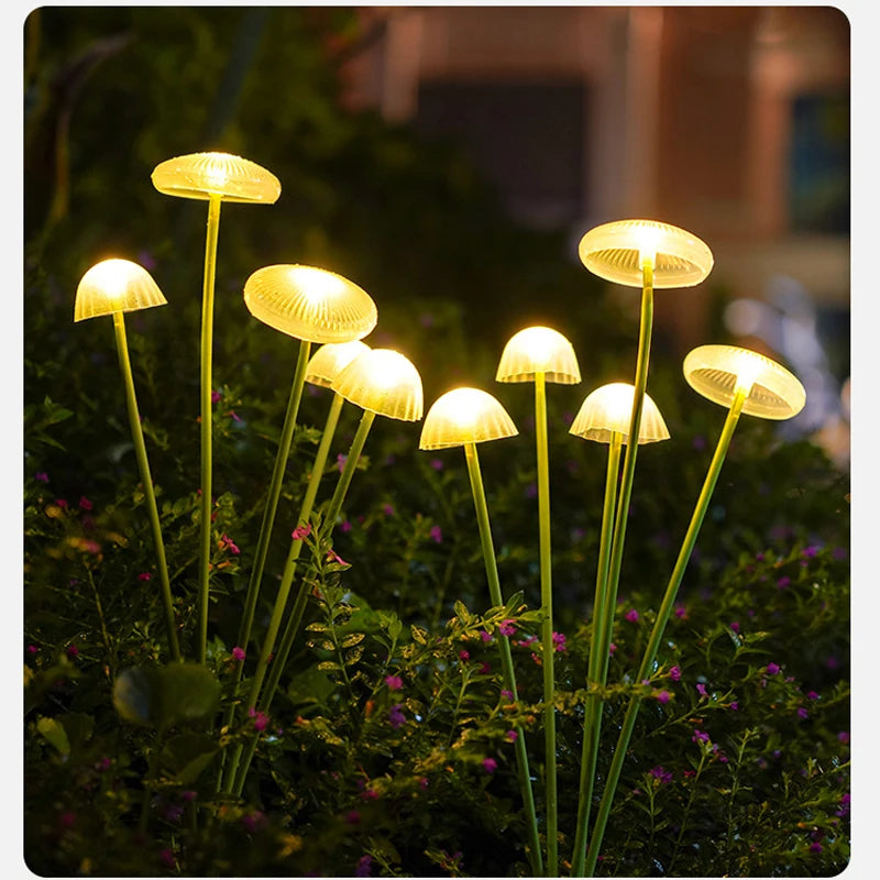 Helio - Solarbetriebene LED-Pilzlampe mit Dämmerungssensor