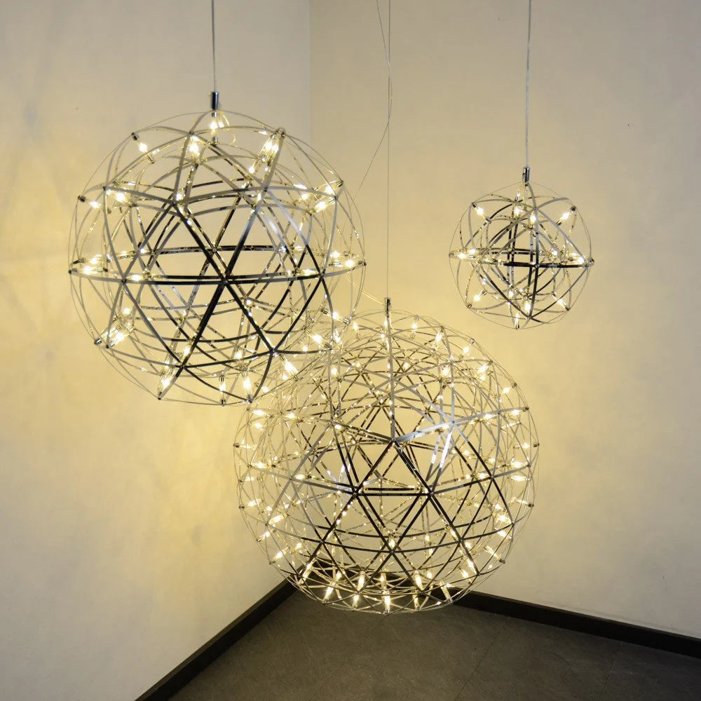 Skapetze - LED-Pendelleuchte, Metallkugel