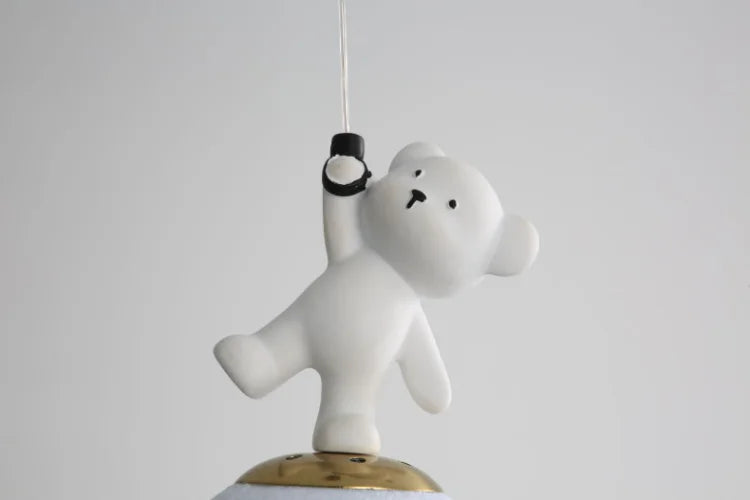 Rondea - LED-Pendelleuchte für Kinderzimmer Nordic Bear Glow