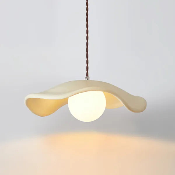 Wabi - Sabi Pendelleuchte für Esszimmer, Lotusblatt-Design,