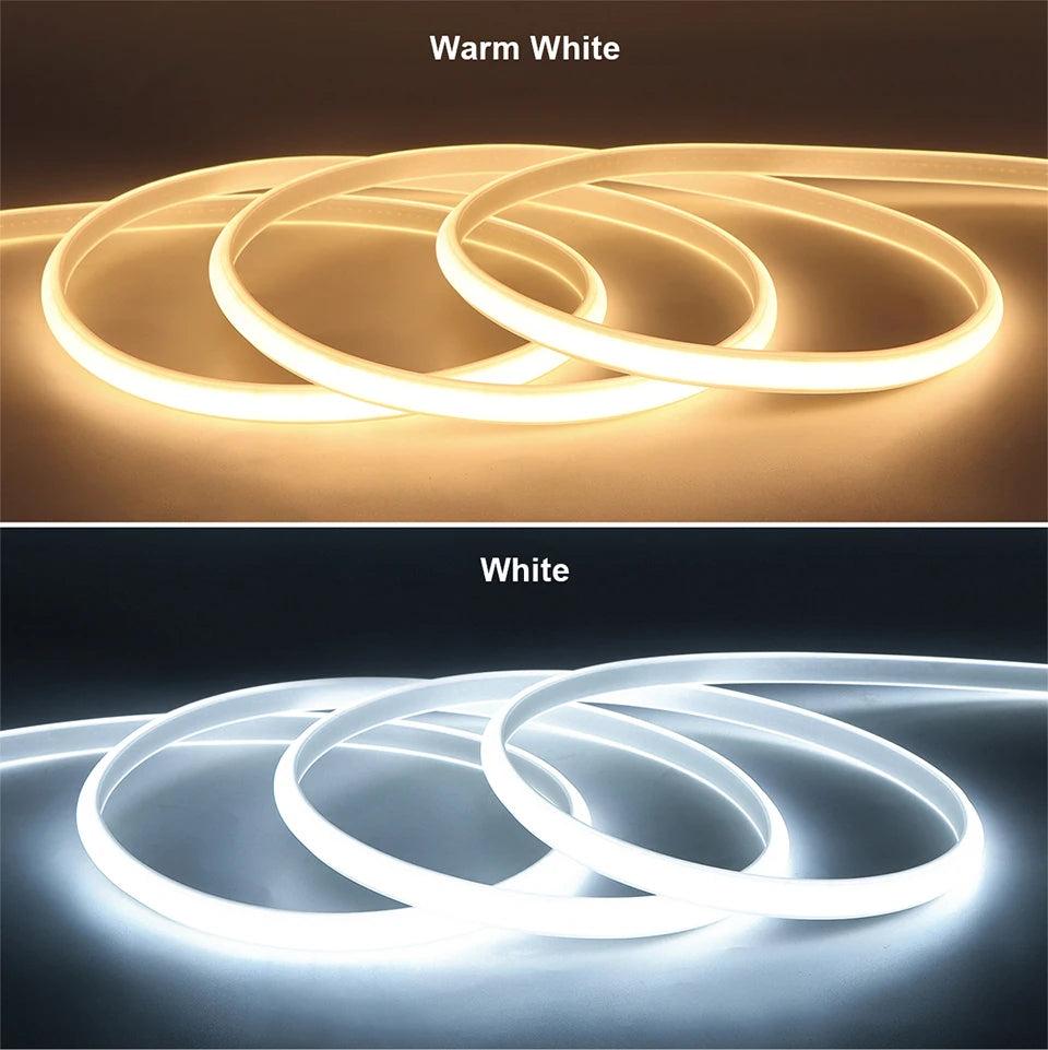 Ornamia - COB-LED-Neonlichtstreifen 5/10/20/30 m, 110–220 V