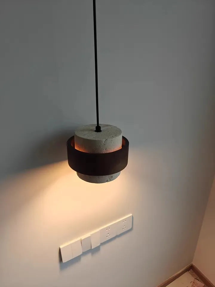 Halona - LED-Pendelleuchte aus Naturstein