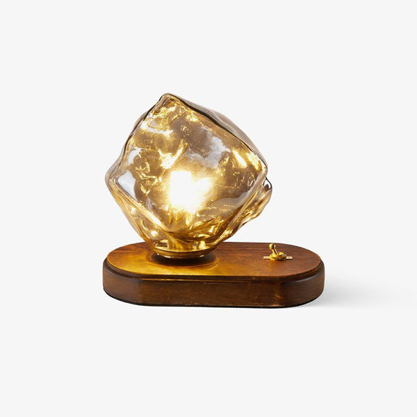 Studio - Glas Tischlampe Ice Stone Design