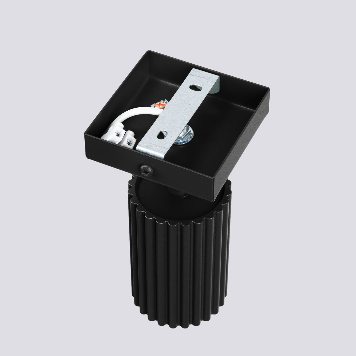 Luzana - Wandleuchte aus schwarzem Aluminium