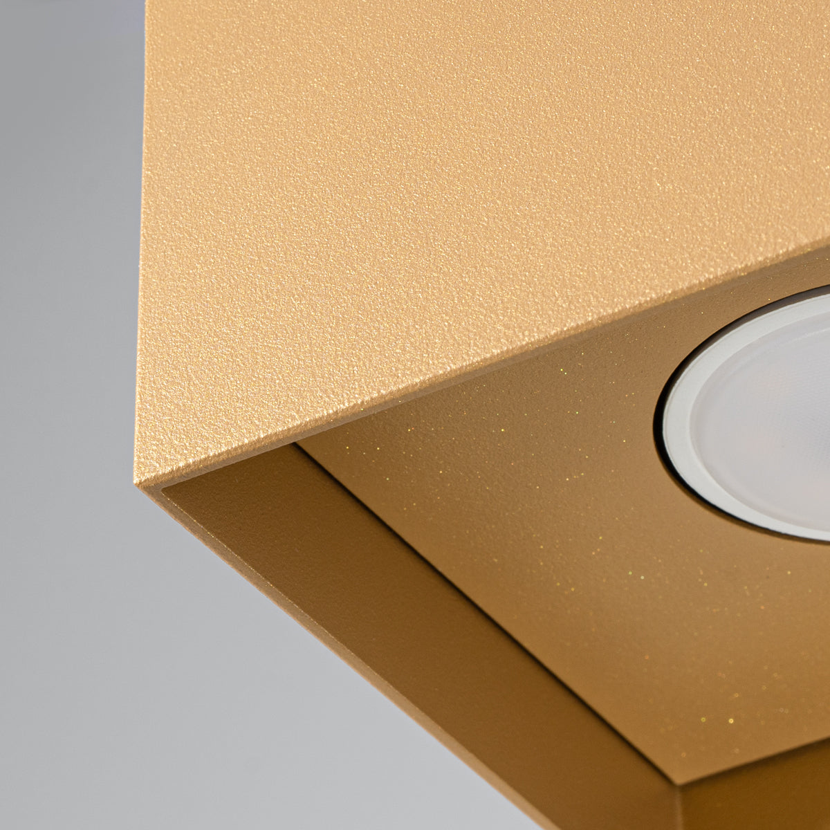 HATI - Deckenleuchte, 1-flammig, Goldfarbenes Aluminium, 10