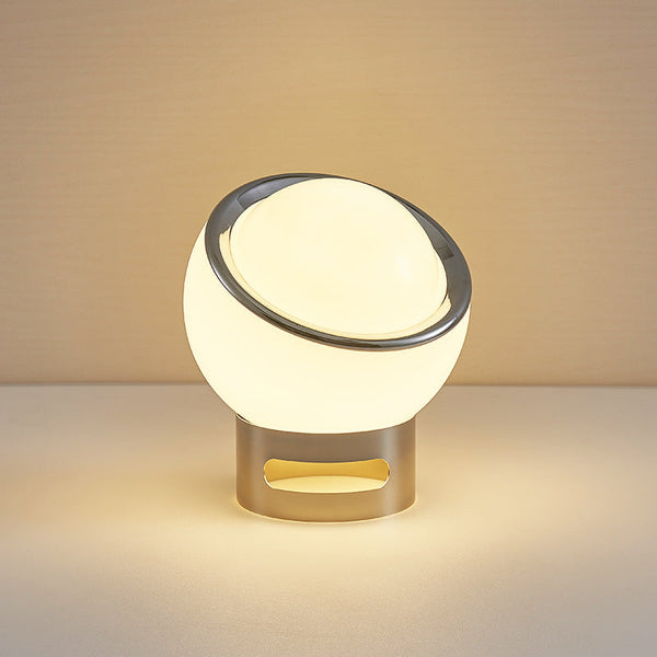 Tabora - Bauhaus Tischlampe Opalglas