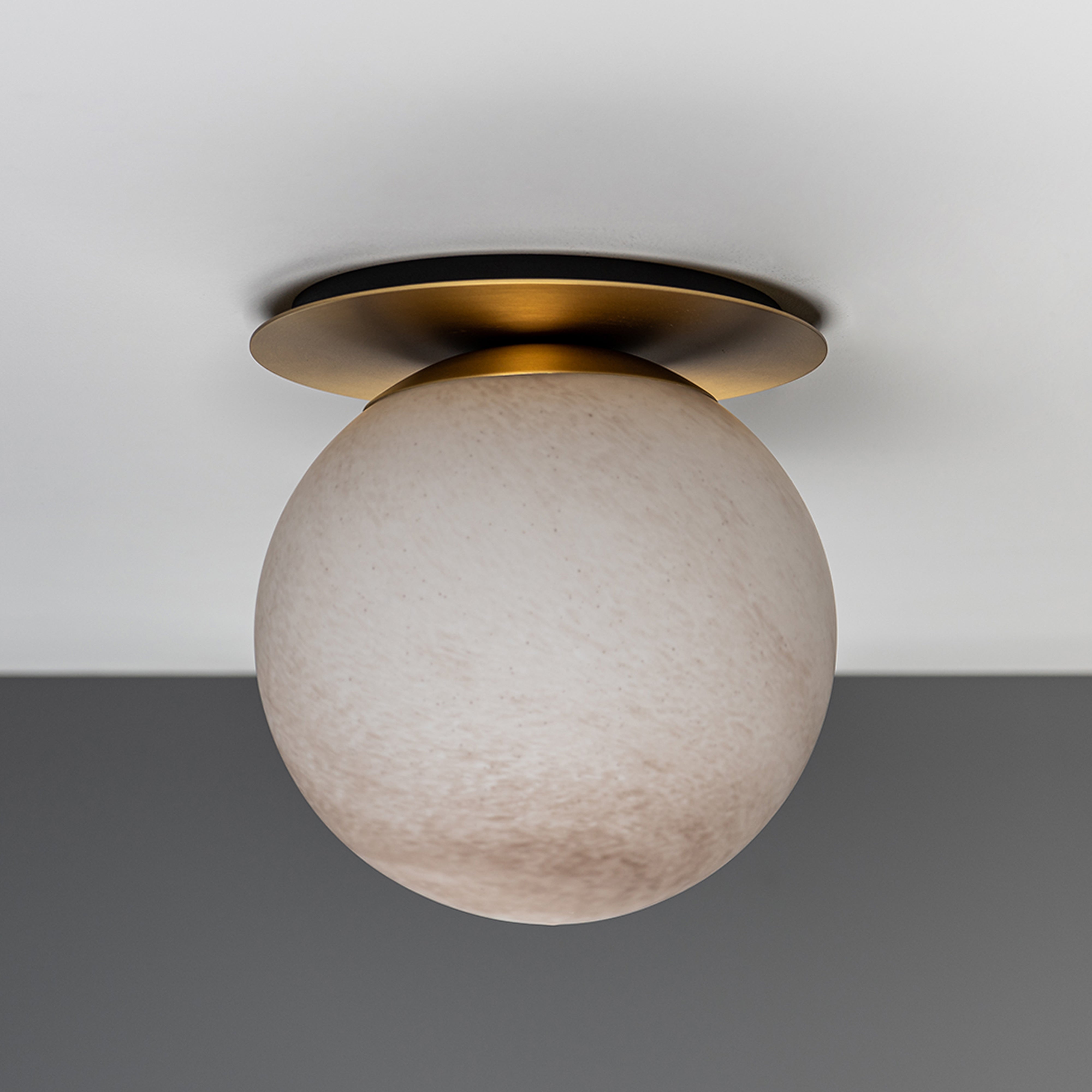 Metall/Glas - Designer-Wandleuchte, Metall/Glas