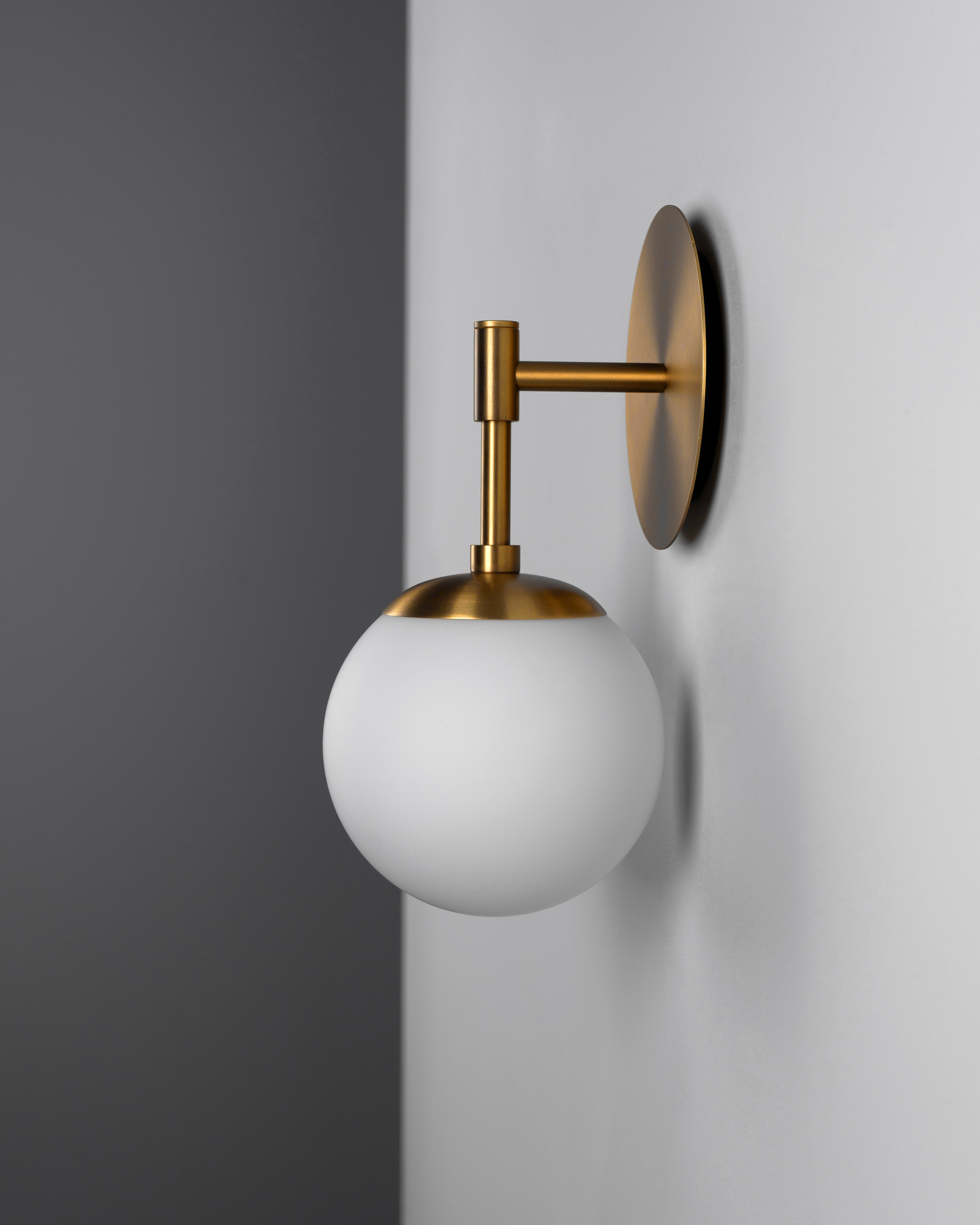 Metall/Glas - Designer-Wandleuchte, Metall/Glas